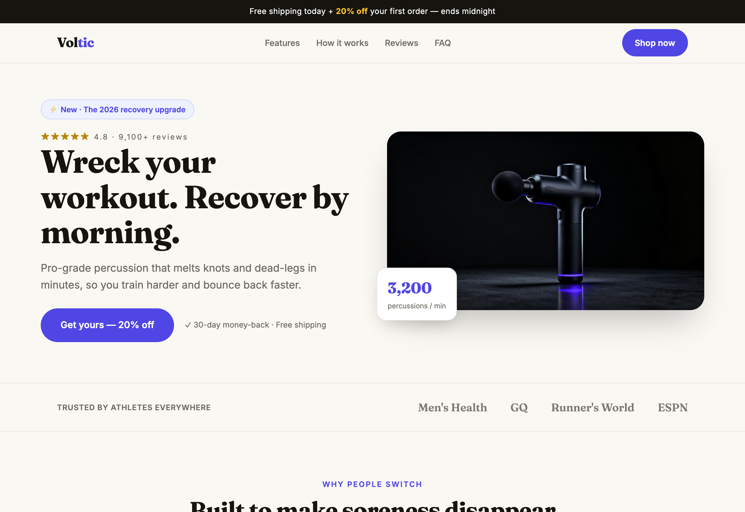 Voltic — Percussion Recovery